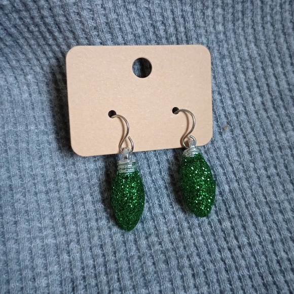 Jewelry - Christmas lights earrings